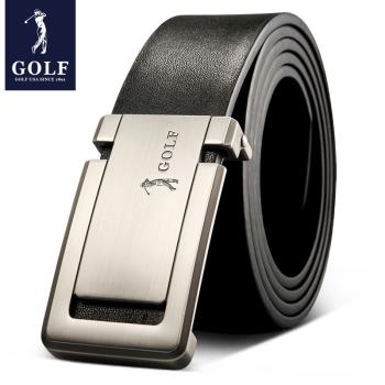 GOLF男士板扣休閑禮盒套裝皮帶