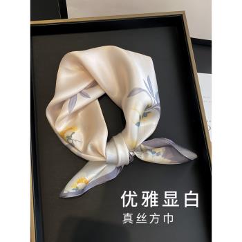 絲巾小方巾真絲杭州絲綢高階蘇州特產送媽媽款禮物伴手禮禮品禮盒
