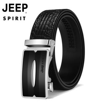 jeep男自動扣商務休閑青年皮帶