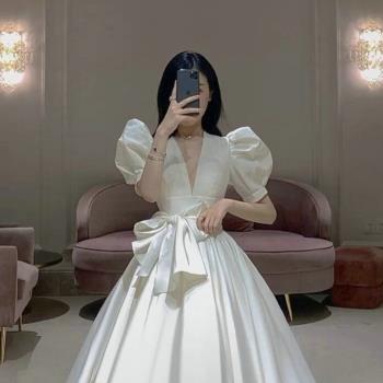 禮服公主風宮廷收口袖需要婚紗