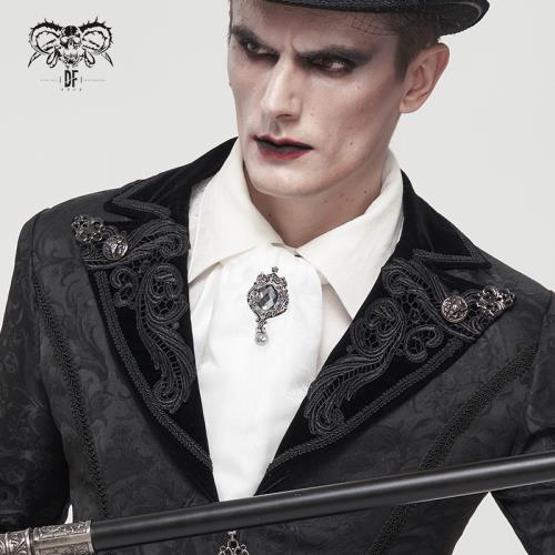 Devil Fashion蒸汽朋克STEAM哥特暗黑宮廷簡約裝飾假領子AS111