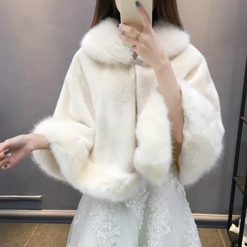 冬季新娘旗袍禮服保暖神器婚紗