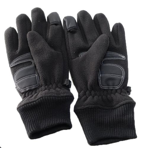 冬季輕便防寒攝影手套男女專業滑雪登山防雪防風防滑漏指觸屏防水