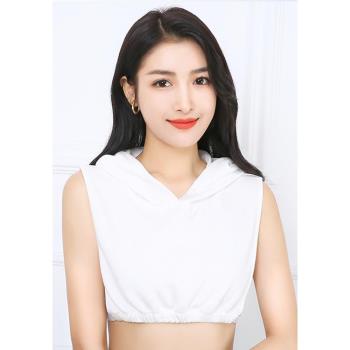白領哥弟新秋冬假衛衣帽子假領子女內搭連帽配毛衣裝飾百搭假衣領