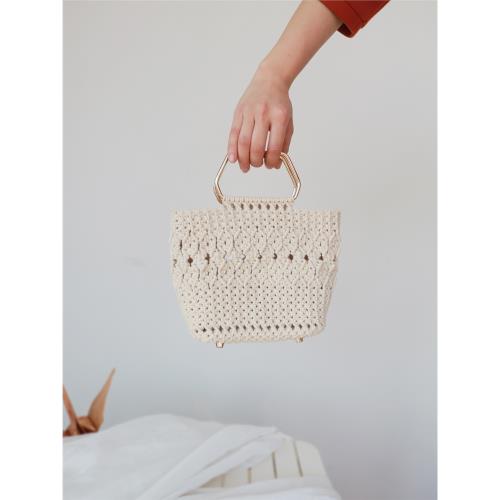 怡情｜原創小眾波西米亞氣質手提包 手工包包編織diy 種草手工菌