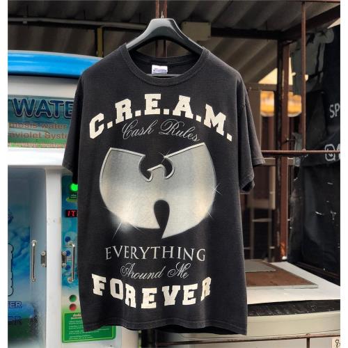 美式復古高級感OREVER潮流滑板overzise高街寬松設計感重磅短袖T