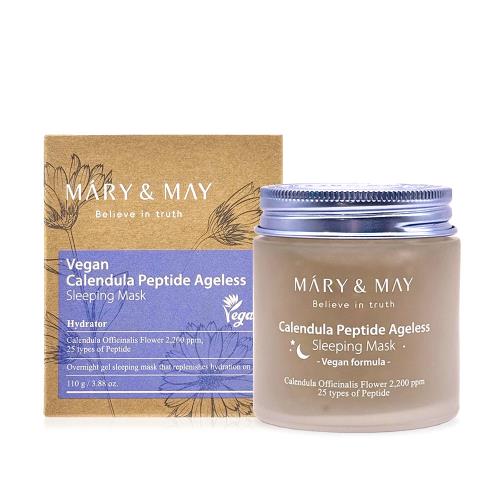韓國Mary&May 金盞花25胜肽晚安凍膜 110g