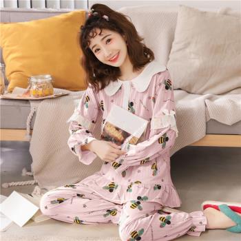 網紅女蜜蜂ins風清新甜美睡衣