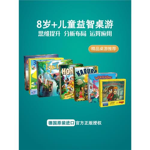 適合8至10歲以上德國haba兒童精品經典桌游推薦邏輯思維益智玩具