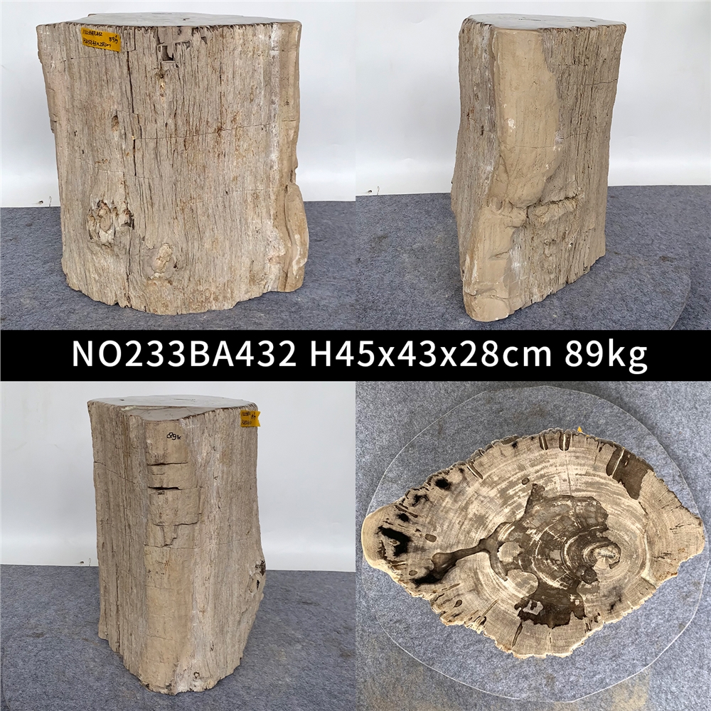 木化石墩石凳天然石頭擺件客廳沙發邊幾陽臺休閑凳子庭院石雕石柱|石雕