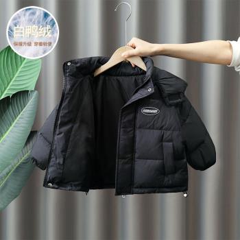 兒童加厚男孩冬裝炸街洋氣羽絨服