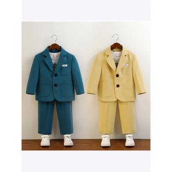 韓版休閑外套小男孩英倫兒童禮服