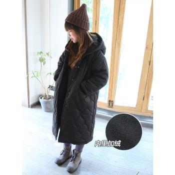 女童中長款外套洋氣加厚羽絨棉服