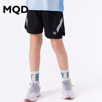 【吸濕速幹】MQD男女童運動速幹短褲24夏新款兒童透氣輕薄訓練褲