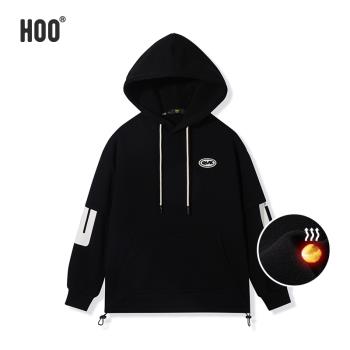 hoo加絨中大童保暖青少年衛衣