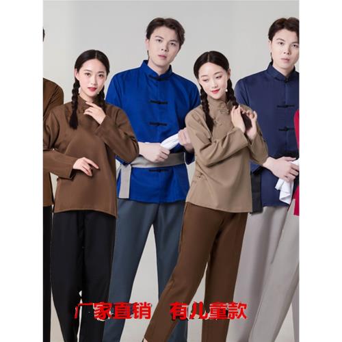 成人古裝男女民國時期學生衣服農村農民平民百姓舊社會表演出服裝