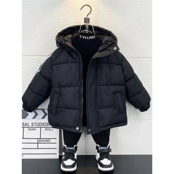 兒童冬季加厚羽絨洋氣中長款棉服