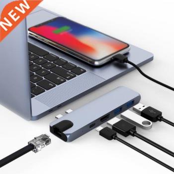 USB C HUB Dual Type-C to USB 3.0 4K HDMI-compatible Adapter