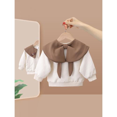 女童春裝外套2026新款女寶寶洋氣學院風上衣兒童春秋季衣服時髦潮