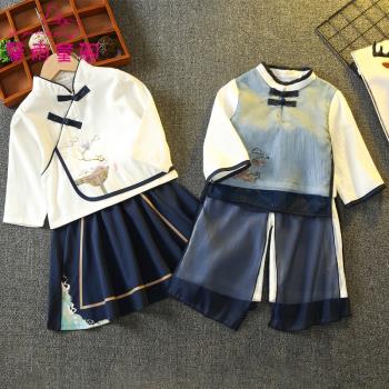 男童春秋復古飄逸國慶長袖漢服