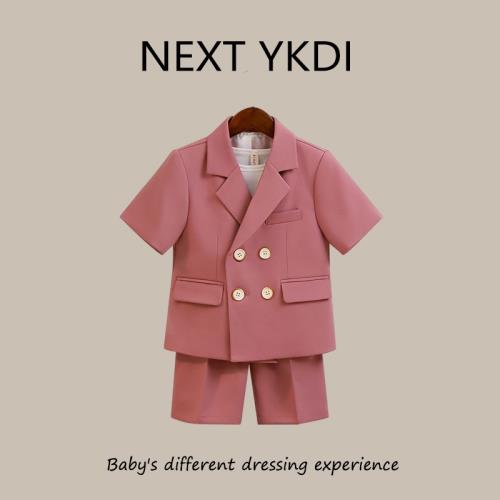 英國NEXT春夏季男童西服套裝韓版休閑西裝花童帥氣兒童演出婚禮服