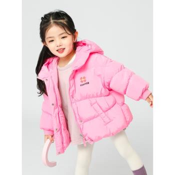 康衣兒寶寶加厚短款外套羽絨服
