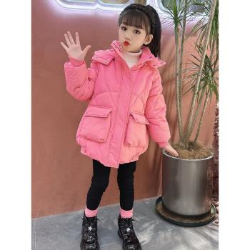 中大童女孩冬季加厚十歲羽絨棉服