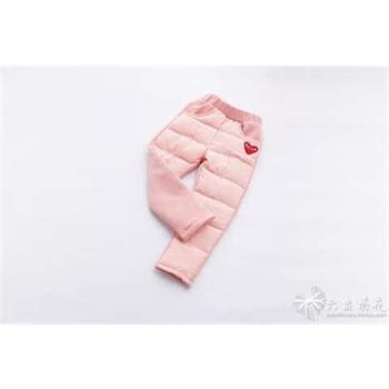 冬款新品男女童寶寶長褲羽絨