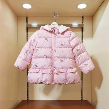 中長款女寶寶加厚秋冬兒童羽絨服