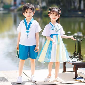 六一中國風兒童仙氣舞蹈表演服