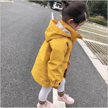 男女童防風羽絨服春秋韓版沖鋒衣