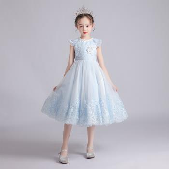 高階花仙子生日兒童春夏禮服裙