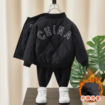 冬季兒童帥氣男孩輕薄衣服外套