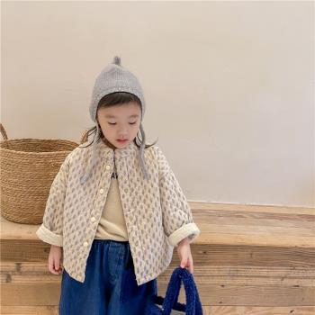 女童碎花韓版嬰兒棉襖加厚外套