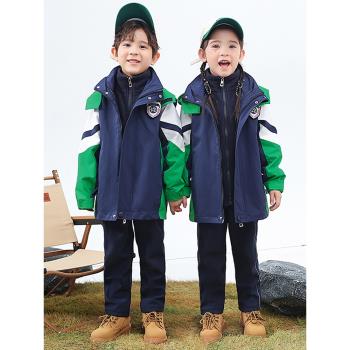 沖鋒衣冬季加厚羽絨小學生校服