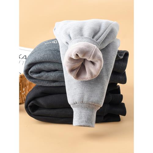 兒童加絨加厚褲子冬季特厚女童保暖褲男童棉褲女寶寶長褲冬裝衛褲