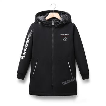 巴拉bala兒童冬季兩面穿羽絨棉服