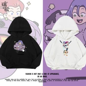 火箭隊精靈寶可夢衛衣學生連帽