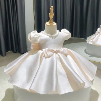 兒童小女孩生日周歲婚紗裙禮服