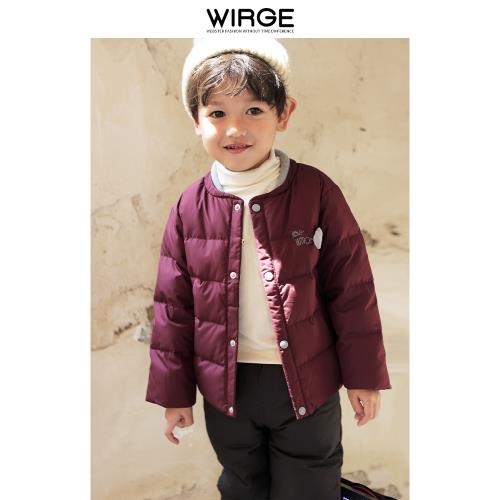 韋氏兒童秋冬季新款中小童男童羽絨內膽寶寶輕薄保暖女童羽絨外套