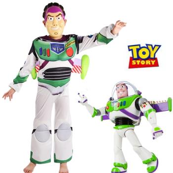 新兒童巴斯光年扮演服迪士尼男童玩具總動員Buzz Lightyear cos服