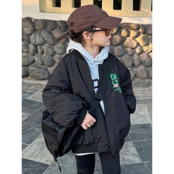 女童秋冬加厚宇航員休閑夾克外套