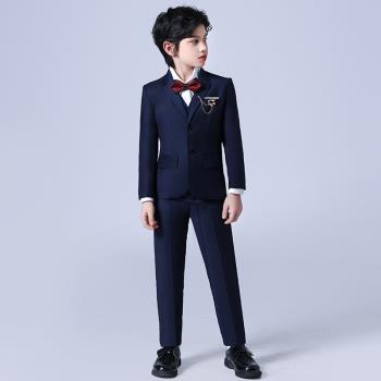 帥氣主持人外套演出服兒童西裝
