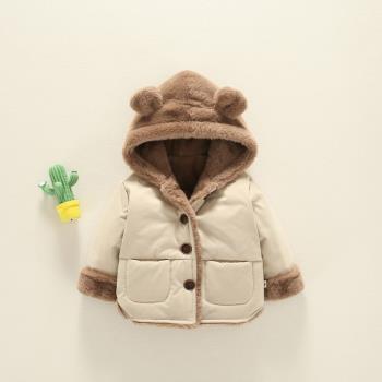 一歲寶寶冬天外套嬰兒冬裝棉衣男寶加厚棉服女寶保暖加絨冬季棉襖