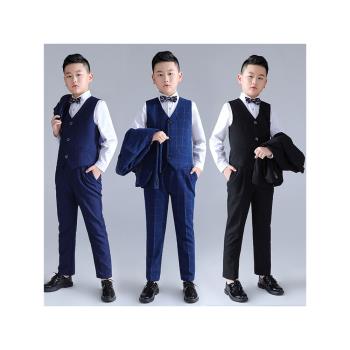 春夏加大主持人演出服兒童西裝