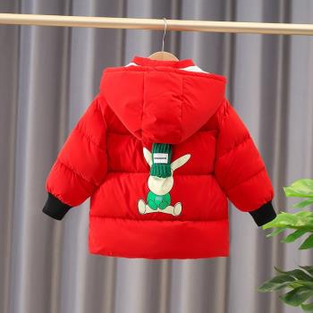 兒童冬季保暖洋氣加厚羽絨棉服