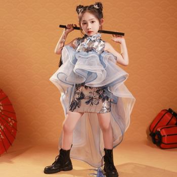 春夏季旗袍中國風演出禮服童裝