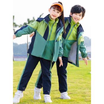 沖鋒衣春秋加厚冬季小學生校服