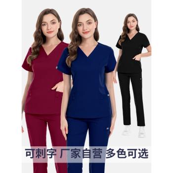 手術服套裝男女醫生護士服美容院技師服分體式職業洗手衣工作服