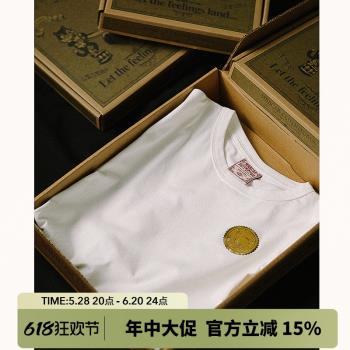 MBBCAR復古新疆長絨棉短袖上衣